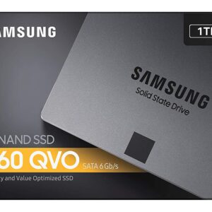 1 TB Samsung 860 QVO SATA 2.5″ Internal Solid State Drive (SSD)