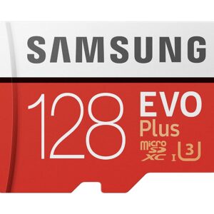 Samsung EVO plus 128 GB Micro SDXC Card with Adapter