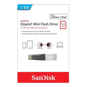 SanDisk iXpand Mini 64 GB USB 3.0 Flash Drive for iPhone, iPads and Computer